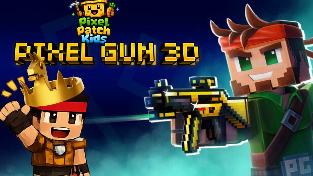 Pixel Patch Kids DOMINATE Pixel Gun 3D Battle Royale! (Insane Win)