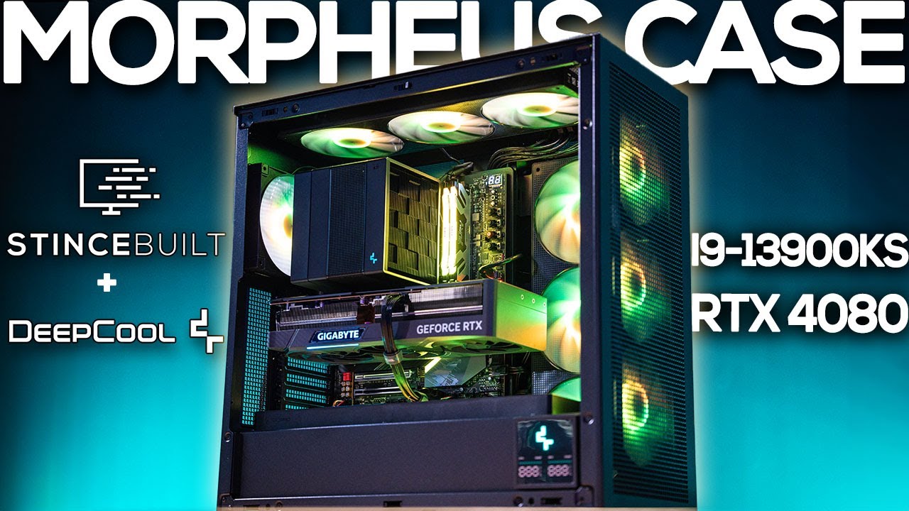 NEW Deepcool Morpheus PC CASE 13 Fans / 13900ks / RTX 4080!