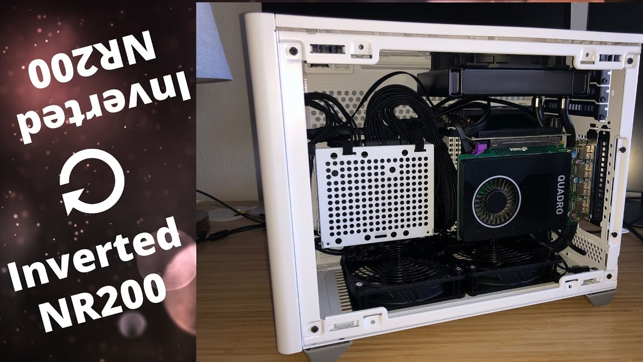 How to customize a cooler master NR200P Build AIO with Top Radiator / Top Hat - Inverted Mod