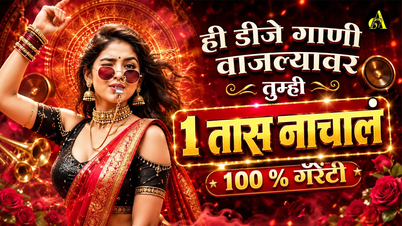 दमदारठेका- नॉनस्टॉप कडक वाजणारी डीजे गाणी Marathi DJ song | DJ Remix | Ajinkya Marathi