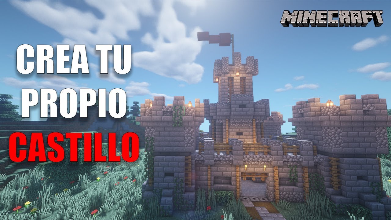 Minecraft: Cómo crear un CASTILLO | TUTORIAL