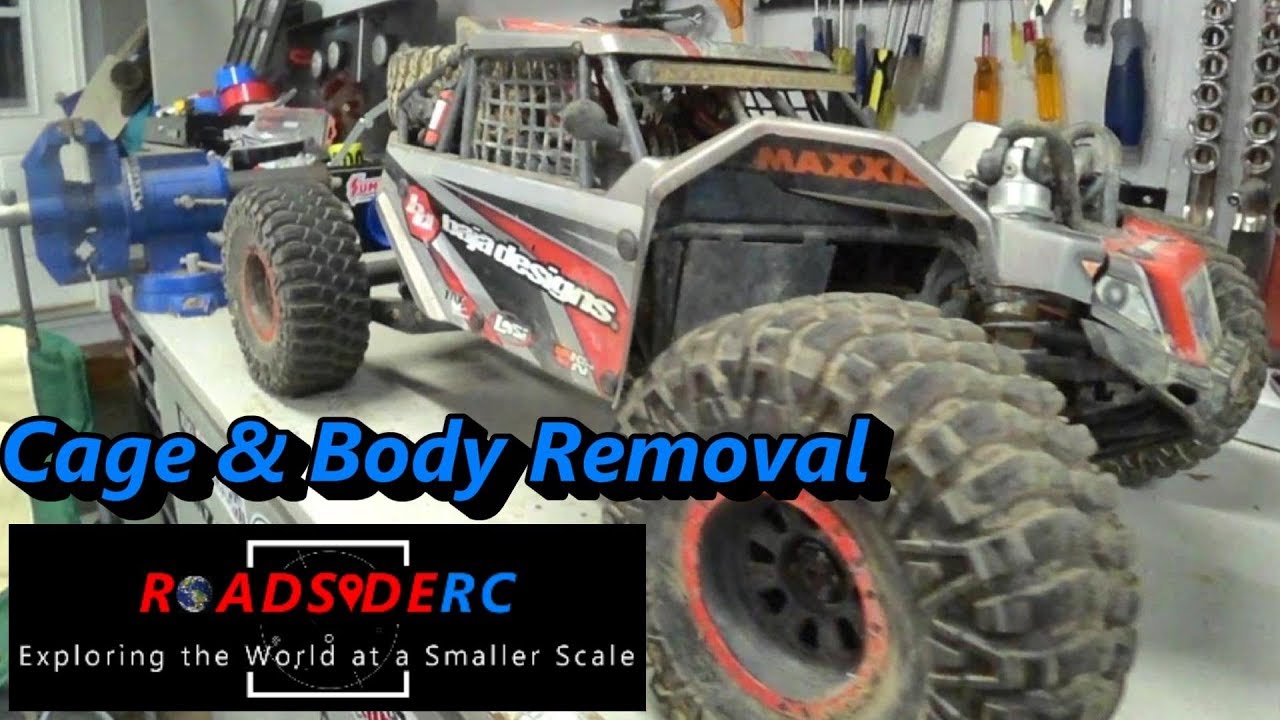 Losi Super Rock Rey - How to Remove the Cage and Body
