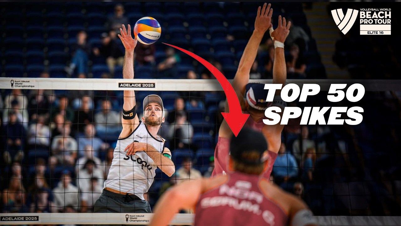 Men's most UNBELIEVABLE Attacks of the 2025 season! | Beach (Volleyball) Pro Tour