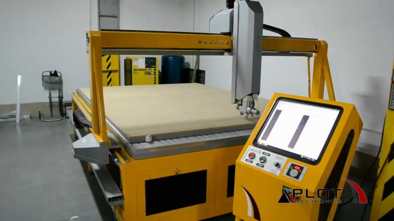 Bigownik - Bigowanie - Bigownica - Maszyna CNC Plot Electronics HD cz1