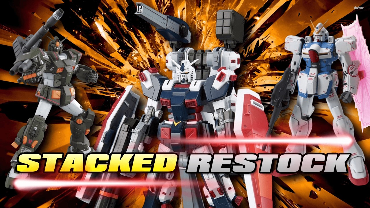 Пополнение запасов моделей Gunpla! MG, RG, HG, 30MF, One Piece и многое другое.