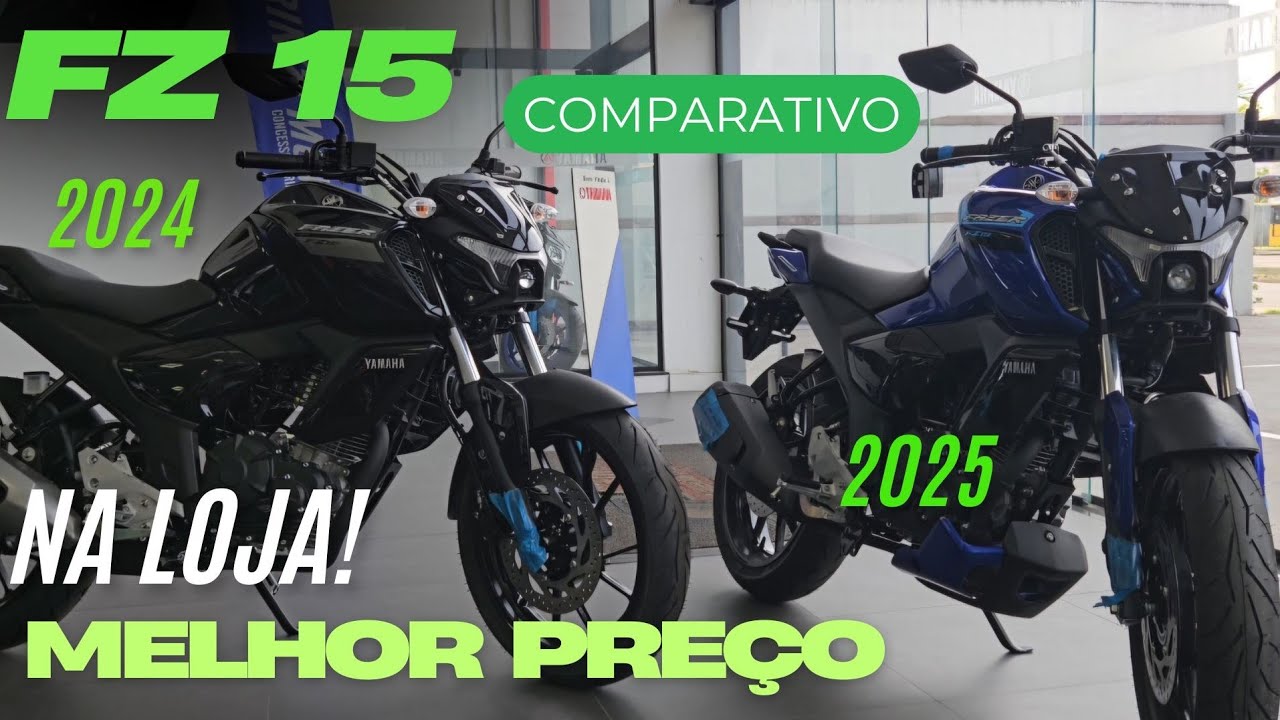 YAMAHA FZ15 2025 E 2024 MELHOR PRE&Ccedil;O DO BRASIL NA LOJA EM DETALHES!