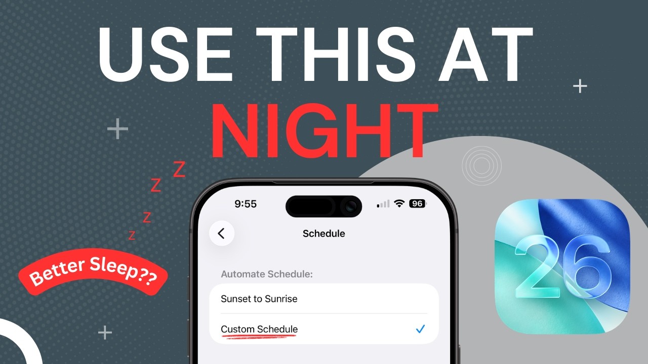 How to Use Night Shift on iPhone (iOS 26) | Sleep Better by Reducing Blue Light