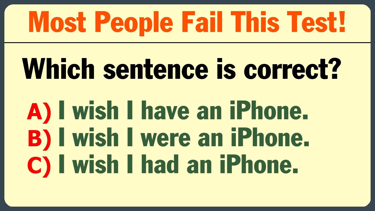 Most People Fail This English Grammar Quiz! ✍️ | Only Experts Can Pass!