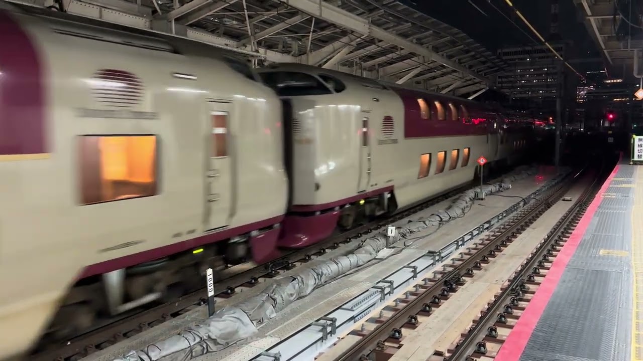 5031M　サンライズ瀬戸・出雲号　285系l?＋l3編成　東京駅入線