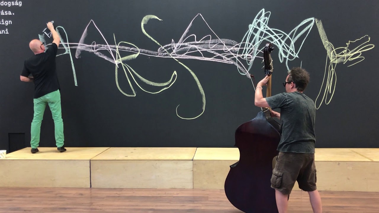 hars&aacute;ny MODEM - Mai Orosz Design - Yuri Gulitov tipogr&aacute;fiai performansz