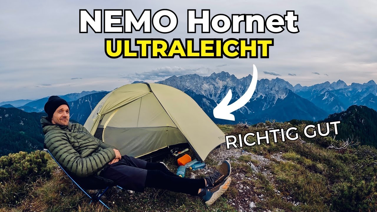 Ultraleicht Zelt (TEST) Nemo Hornet Osmo | Semifreistehend