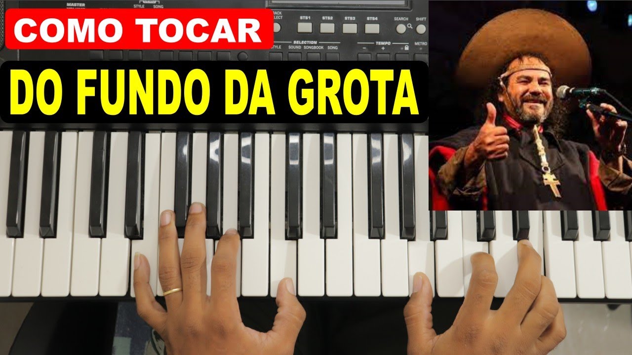 COMO TOCAR DO FUNDO DA GROTA NO TECLADO - BAITACA - SOLO FÁCIL