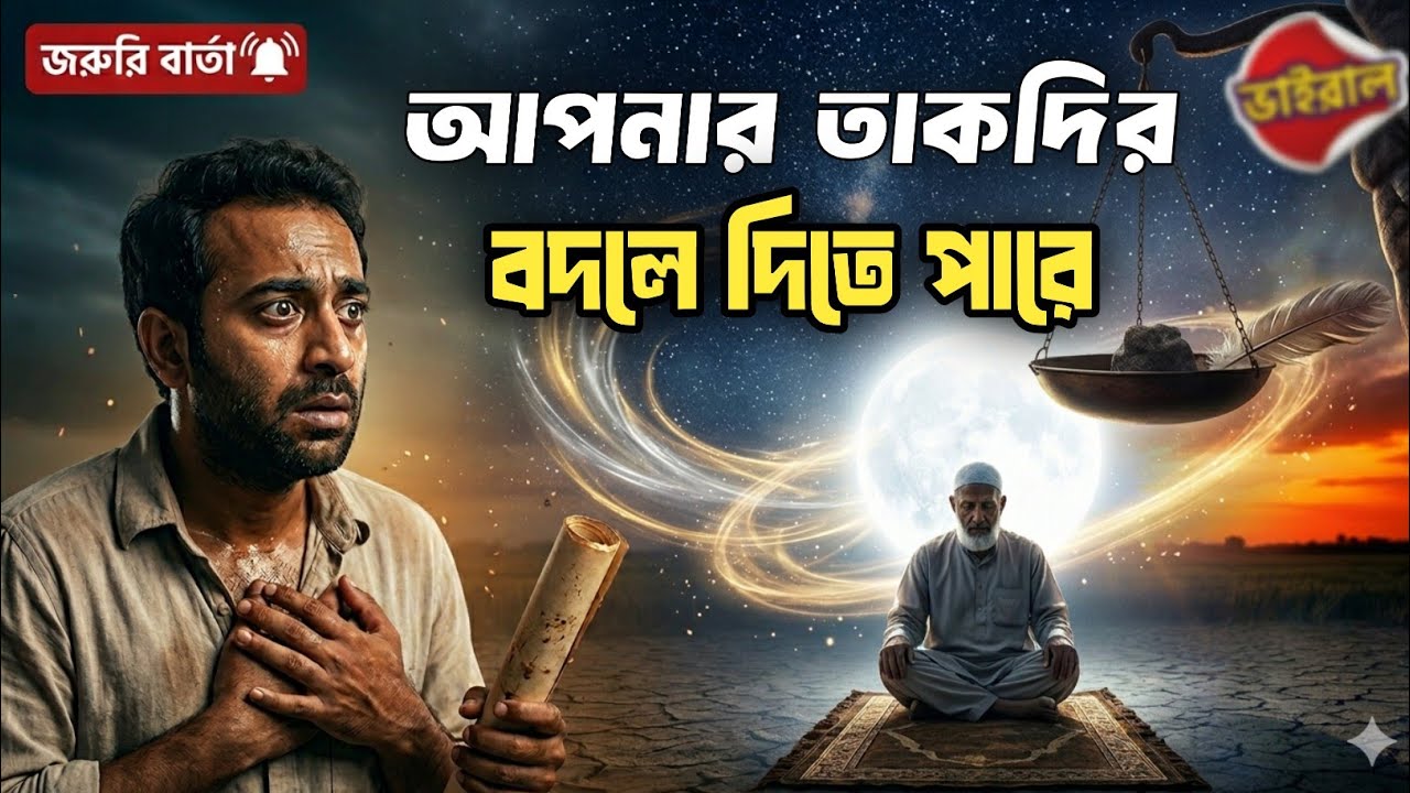 এই রাত আপনার তাকদির বদলে দিতে পারে! | লাইলাতুল কদরের আসল রহস্য ২০২৬