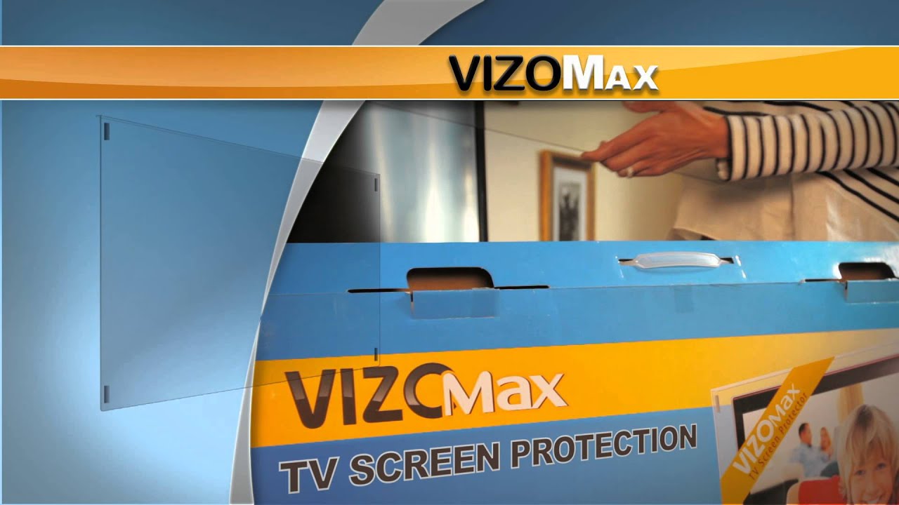 Vizomax - TV Screen Protector - Protect & Prevent Screen Damage Cover your HDTV & OLED Display