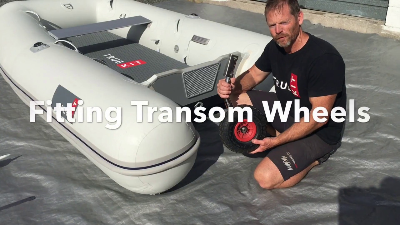 How to fit Transom Wheels to your inflatable tender