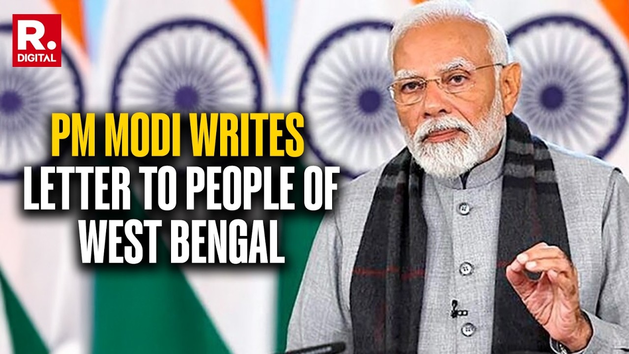 PM Modi Pens A Letter For People Of West Bengal, Says 'Mother & Sisters Are Unsafe'