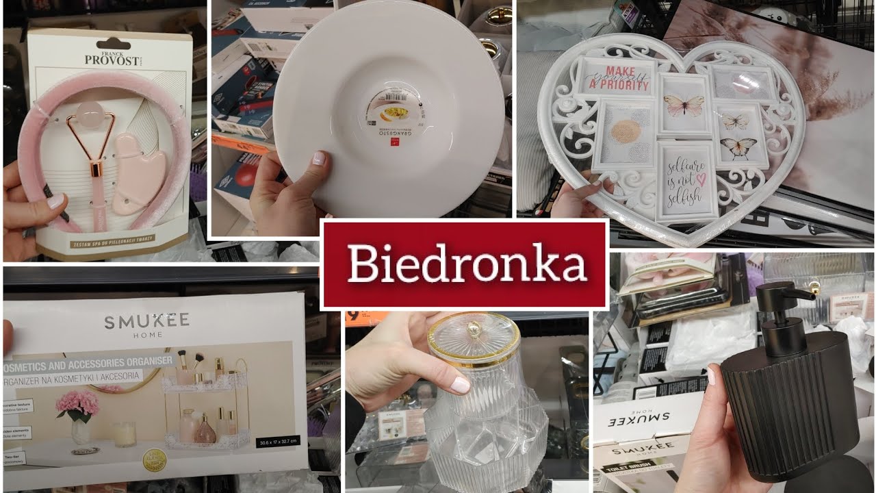 Biedronka📍HITY NOWOŚCI DYWANIKI ŁAZIENKOWE  RAMY DO ZDJĘĆ ORGANIZERY NA KOSMETYKI ART KOSMETYCZNE