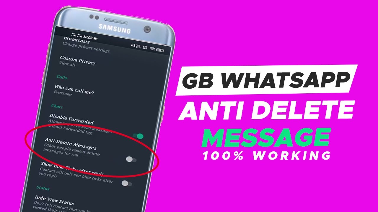How to See Deleted Messages on GB whatsapp  | Anti-delete WhatsApp Messages