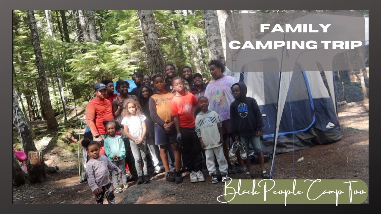 Camping in Washington State | GreenWater Forest camping | Black people camping