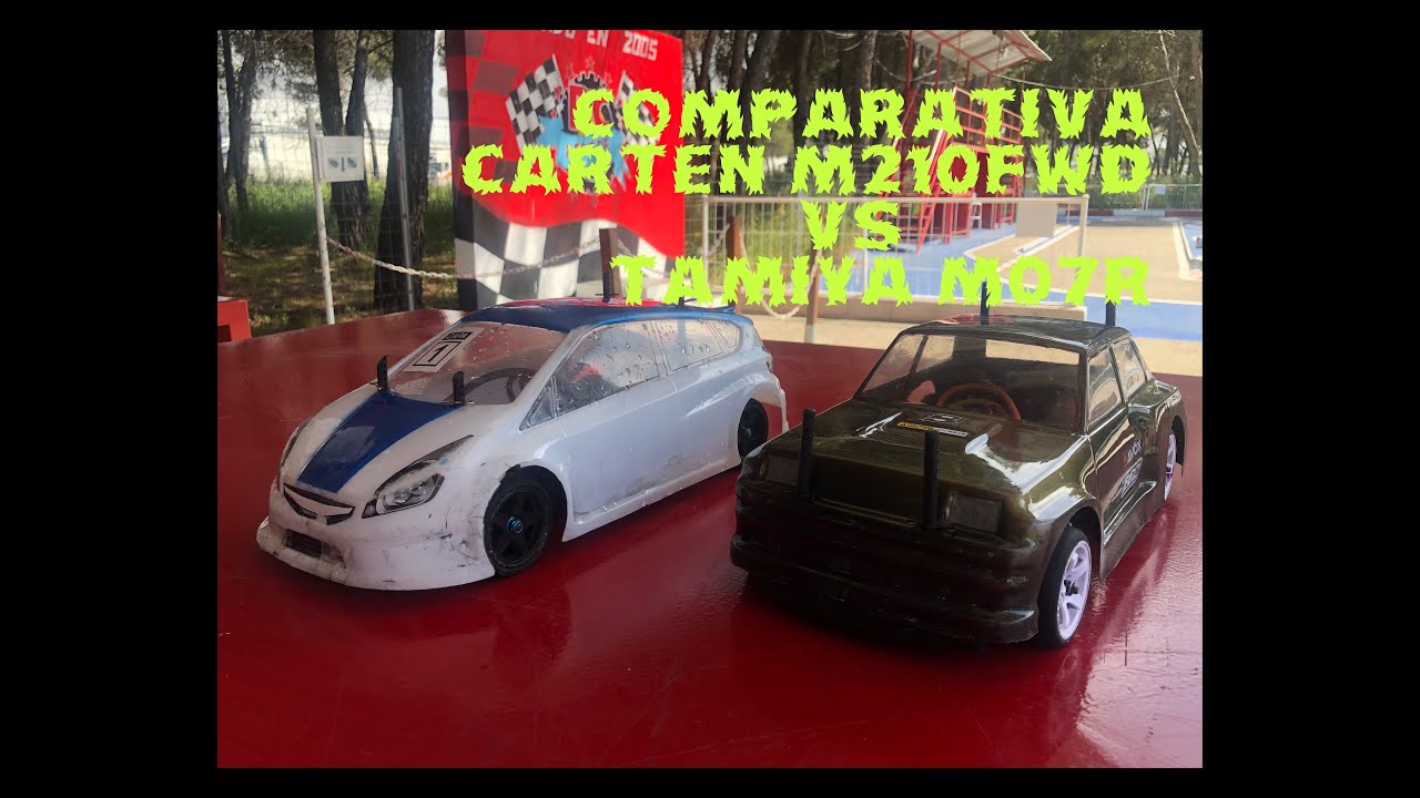 comparativa carten m210 fwd vs tamiya m07r