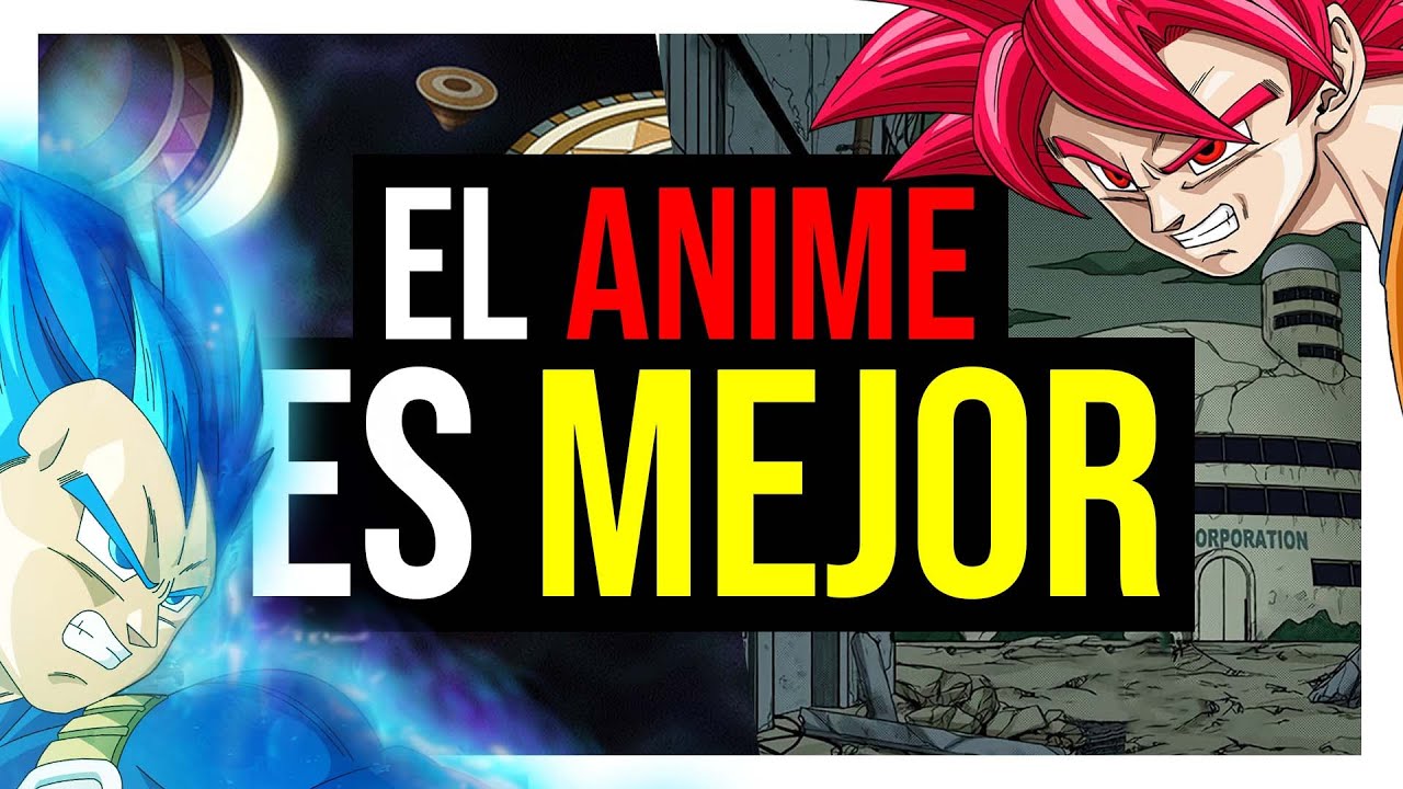 6 VECES en las que el ANIME fue MEJOR que el MANGA | Dragon Ball Super