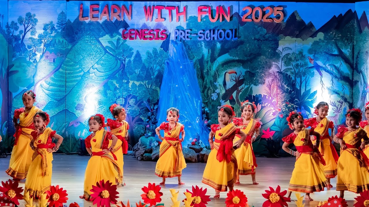 ঝুন ঝুন ময়না নাচো না | Class Play Group | Learn with Fun Program 2025 | GENESIS Pre-School 