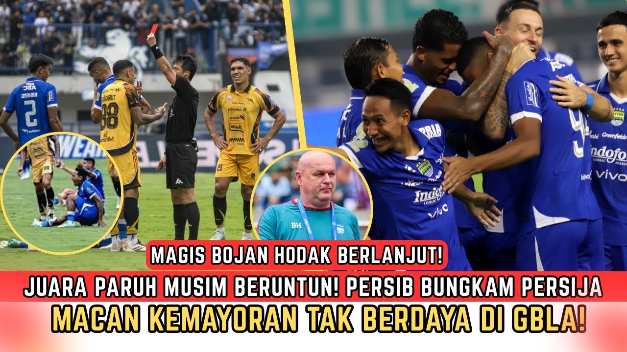 REKOR GILA! 5 Fakta Dibalik Tumbangnya Persija di GBLA Maung Bandung Raja Tanpa Mahkota?