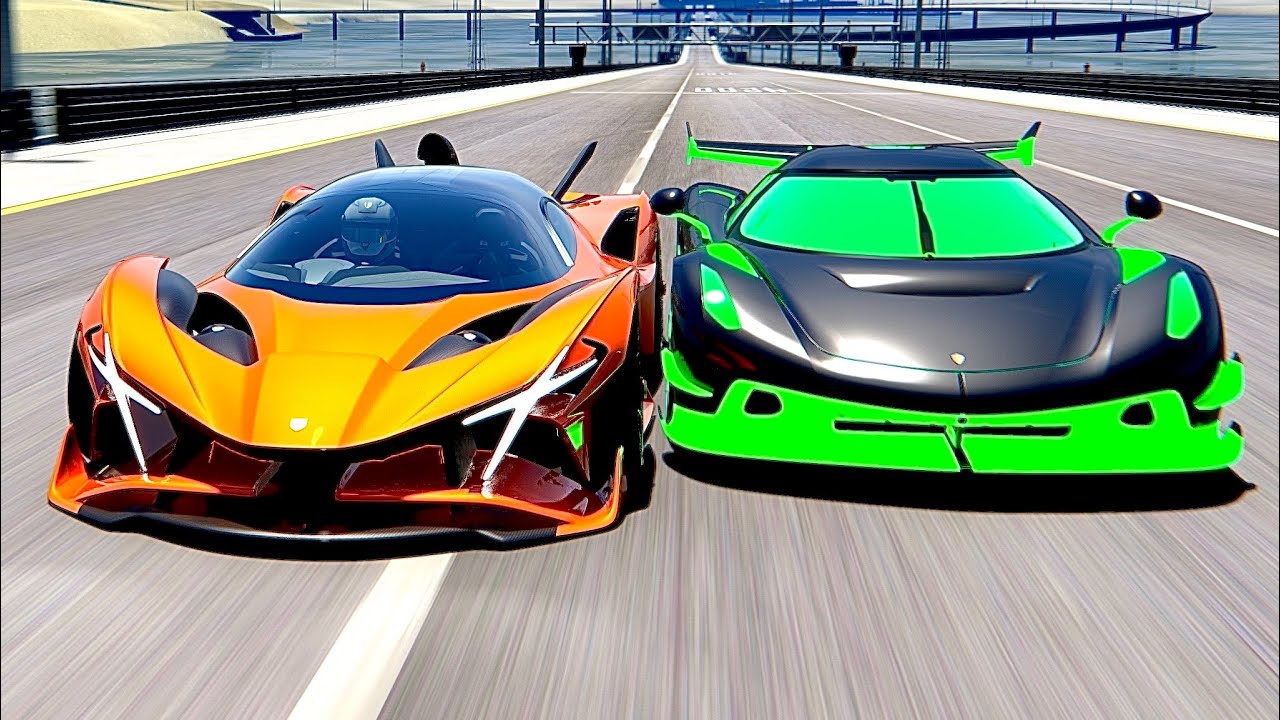 1 Million HP Apollo Project EVO vs Koenigsegg Jesko Alien Engine at Special Stage Route X