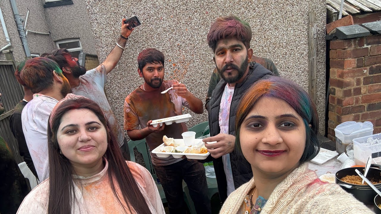 Uk life 🇬🇧 Holi #vlog #youtube #youtubevlog 
