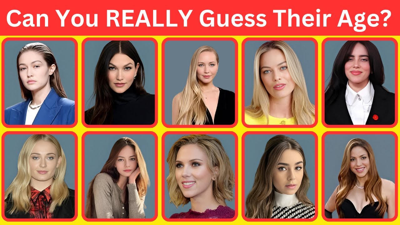 Celebrity Age Quiz | How Many Did You Guess Correctly?
