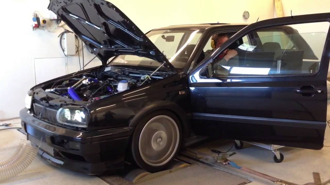 Golf mk3 vr6 turbo dyno 500hp 1.3 bar