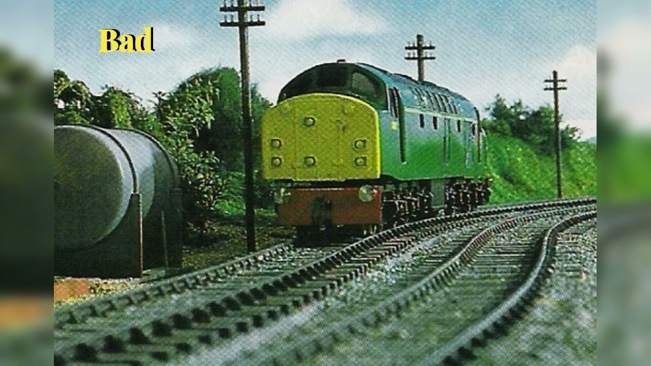 Michael Jackson - Bad - A Thomas & Friends stylized cover