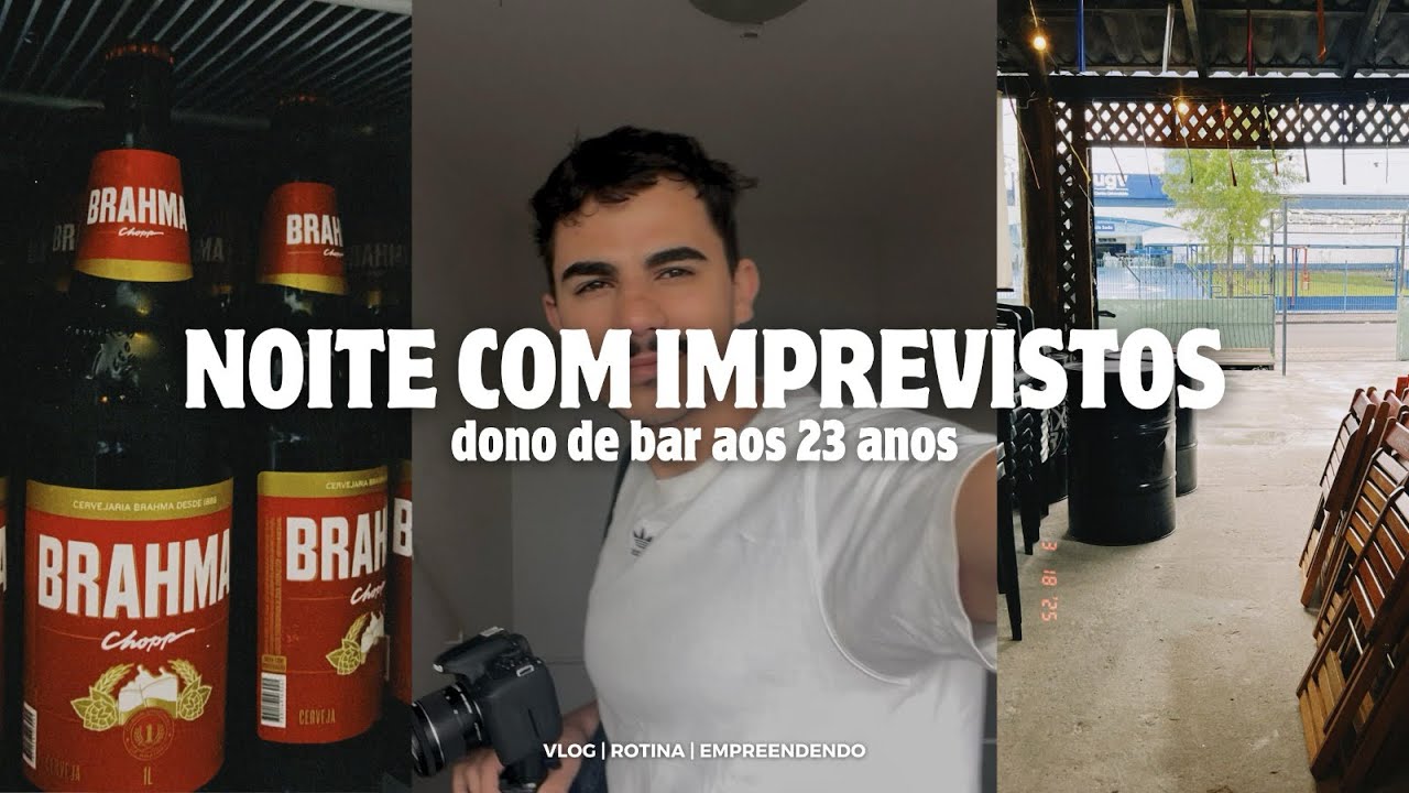 A CORRERIA DE UM BAR | documentando meu negócio