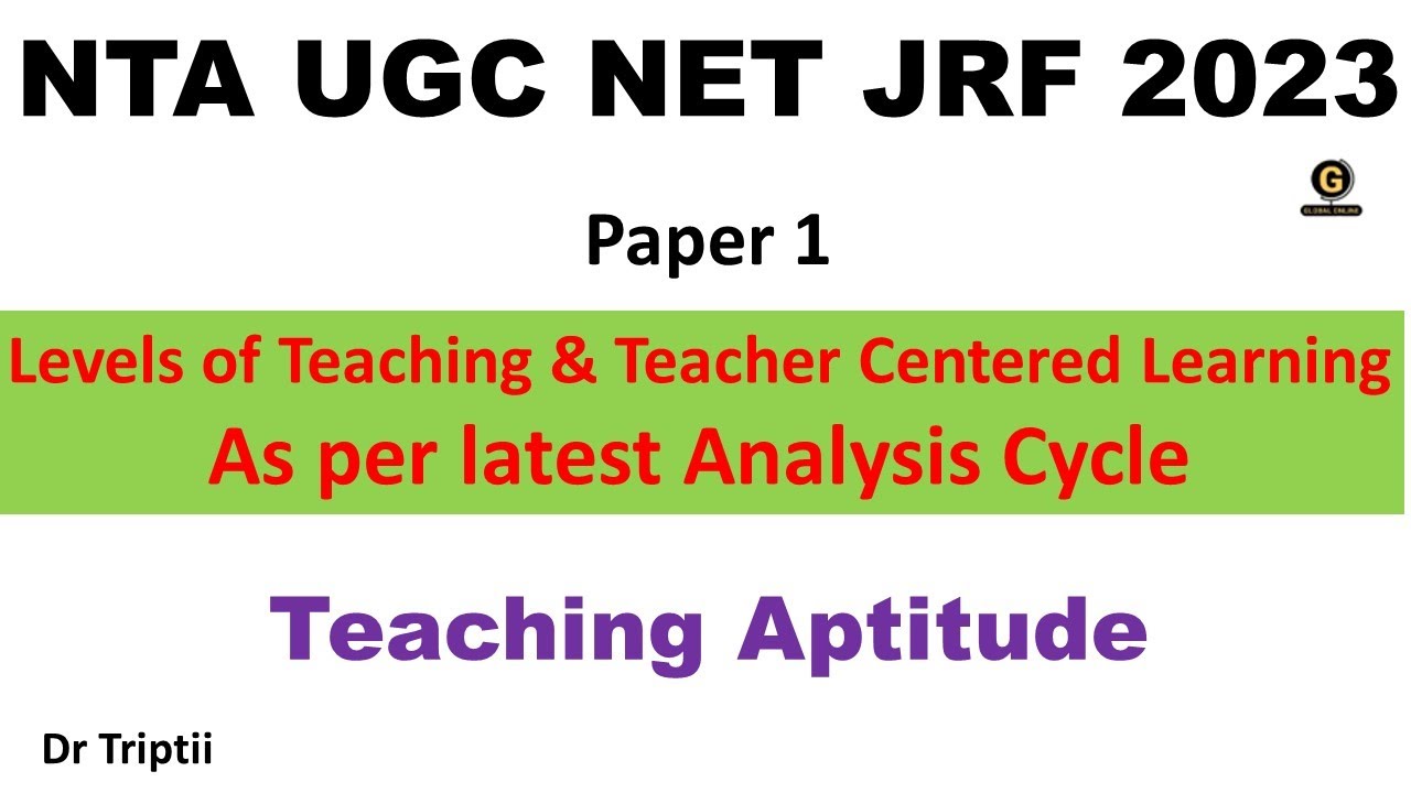 NTA UGC NET Paper 1 2023 Questions based on latest analysis on Teaching Aptitude