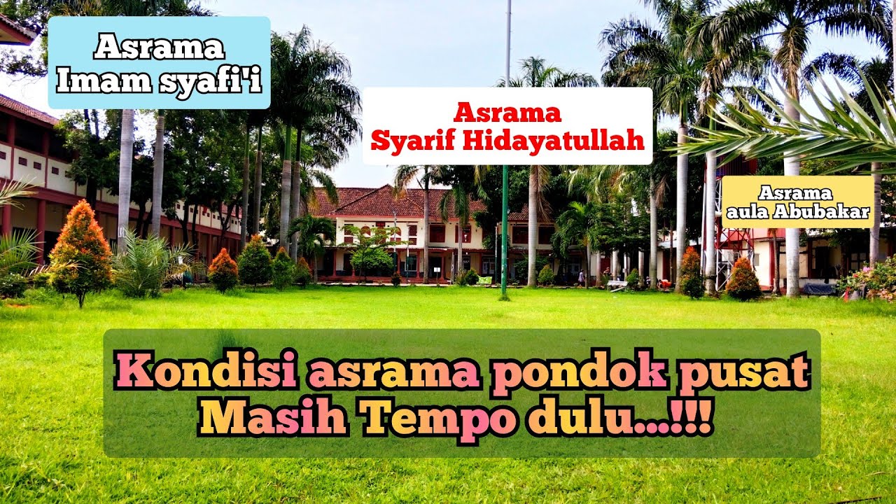 pondok tahfidz Tempo dulu suasnanya sangat asri legendaris, alfatah temboro