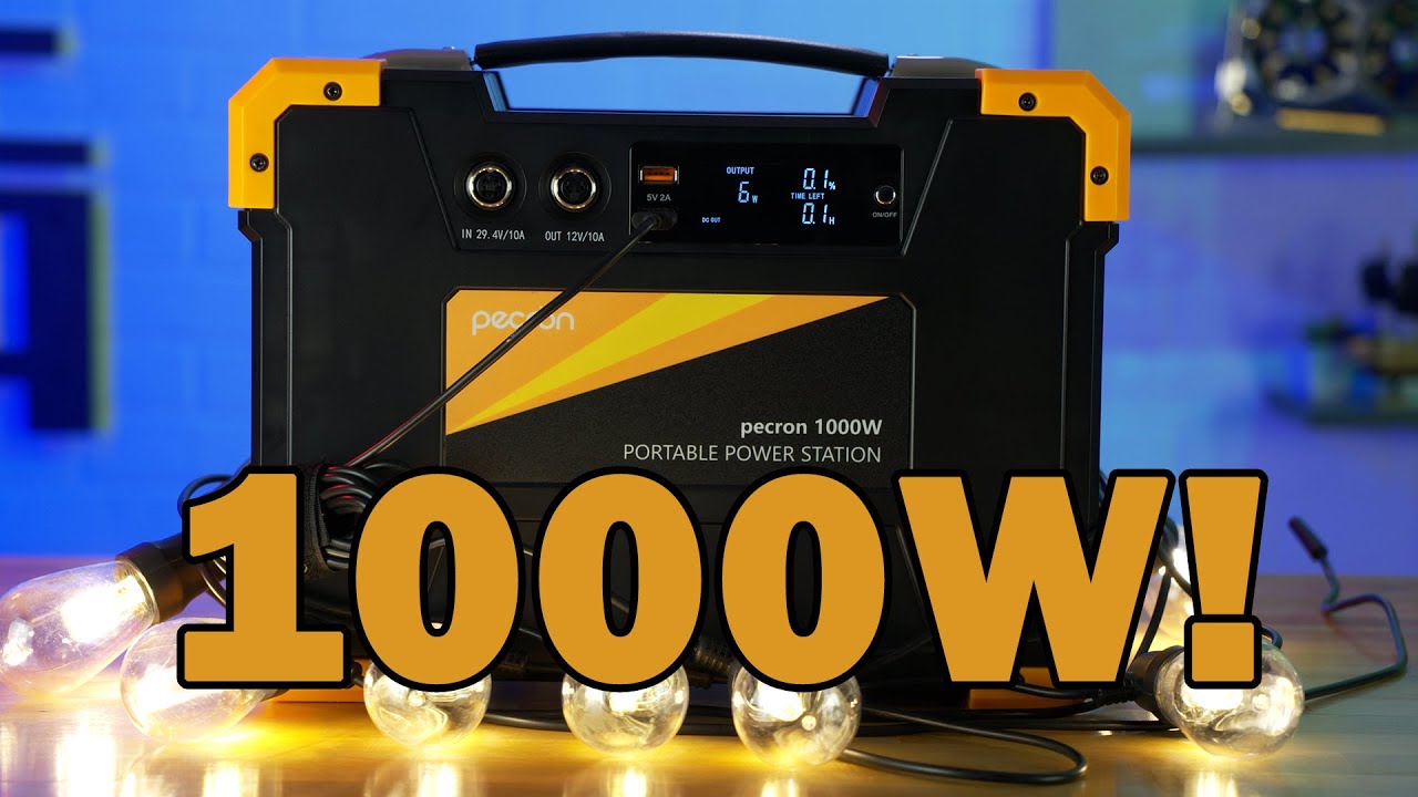 pecron E1000 - Better and CHEAPER than the Jackery 1000!
