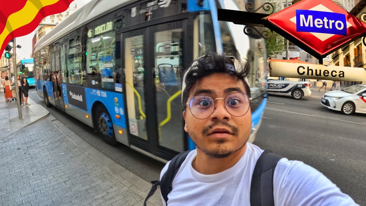 PROBANDO el MEJOR TRANSPORTE PÚBLICO de EUROPA? España 🇪🇦🤯