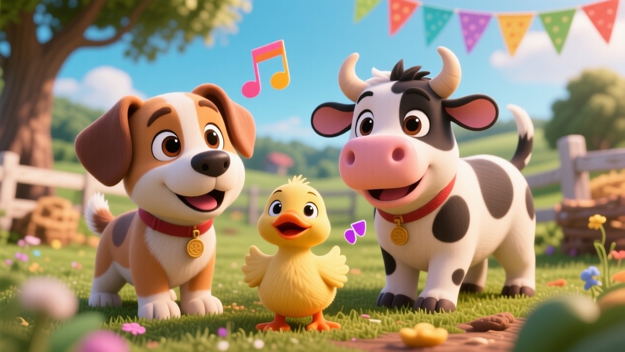 Na Fazenda da Maggie| Música Infantil para Bebês | Maggie a Bordinha