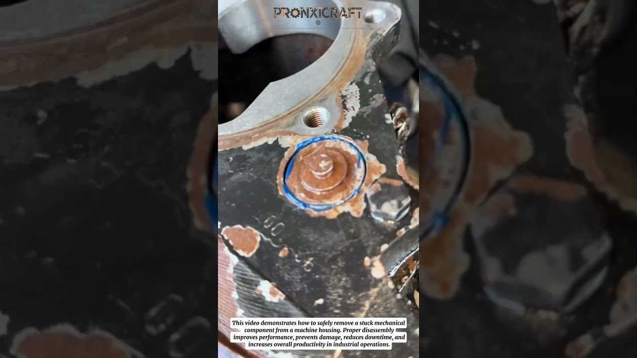 Removing Stuck Mechanical Components to Restore Machine Efficiency