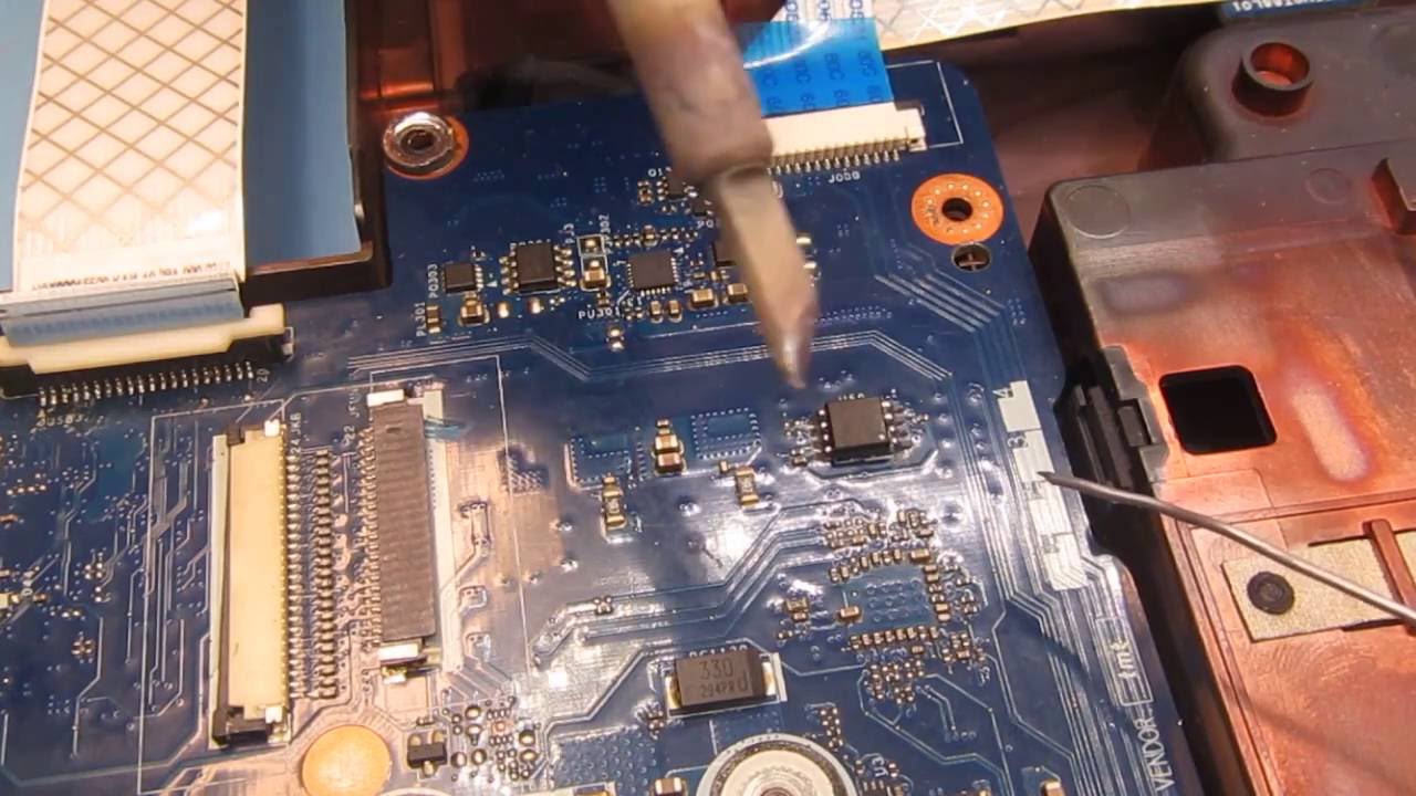 SOP8 SOIC8 IC Chip mit nur einem Lötkolben auslöten - unsolder with only one soldering iron