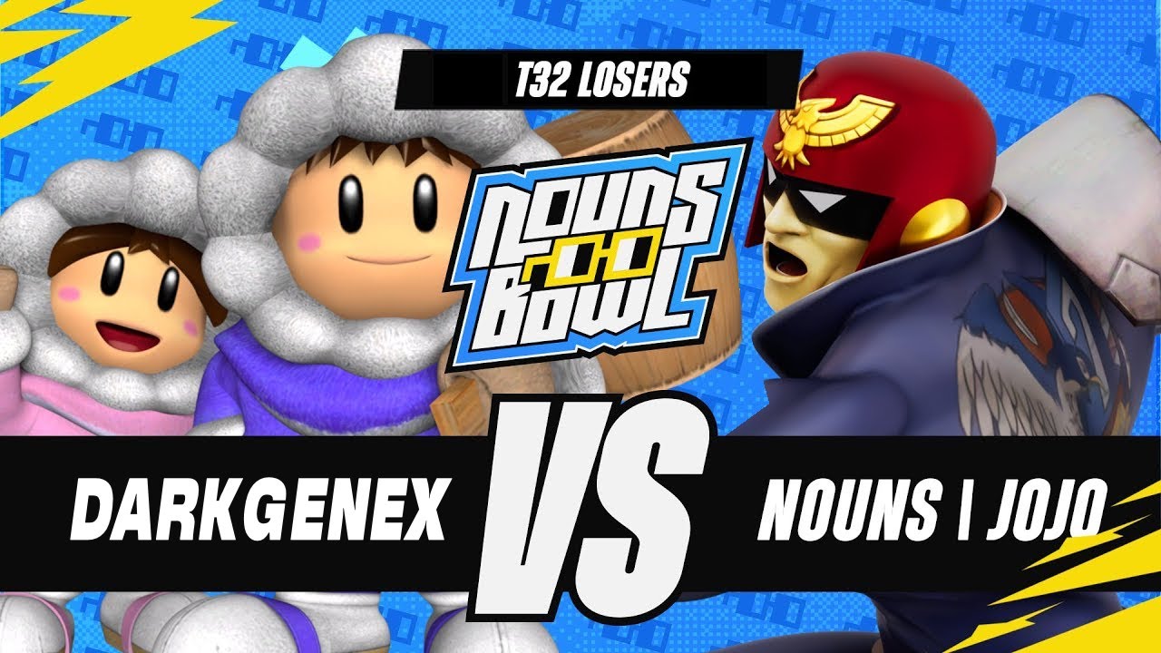 Nouns Bowl 2025 | DarkGenex (Ice Climbers) vs JoJo (Falcon) - SSBM Singles Top 32