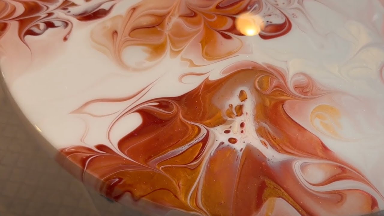 How to Resin a Lazy Susan | Stunning Fluid Art Finish with High-Gloss Shine! #fluidart