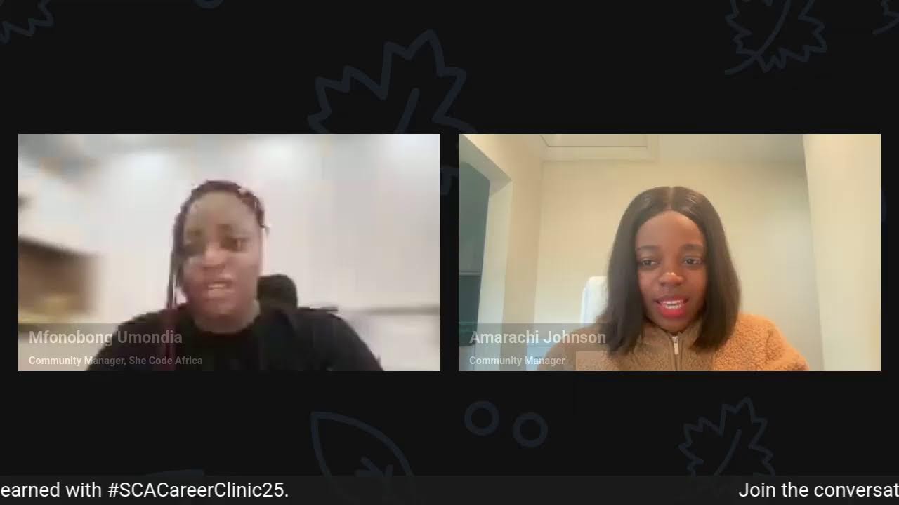 Tech Career Navigation Series (Day 3) with Amarachi Johnson
