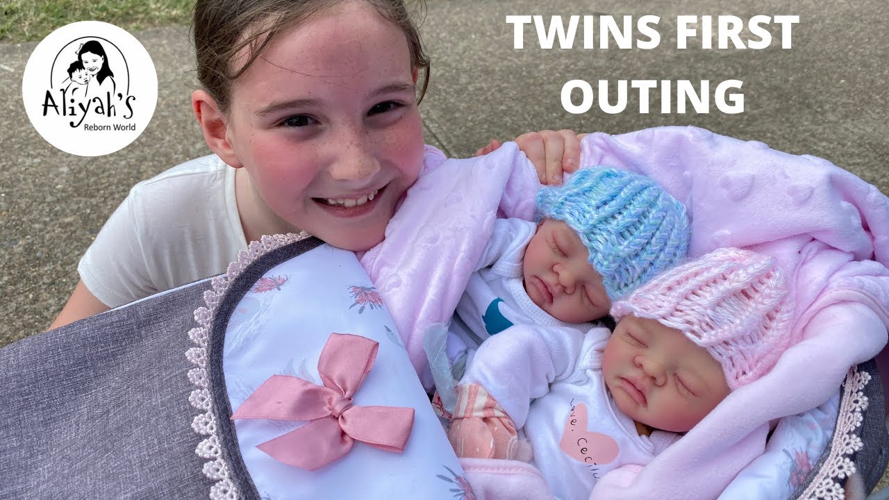 *REBORN OUTING* SILICONE TWINS FIRST OUTING to the PARK