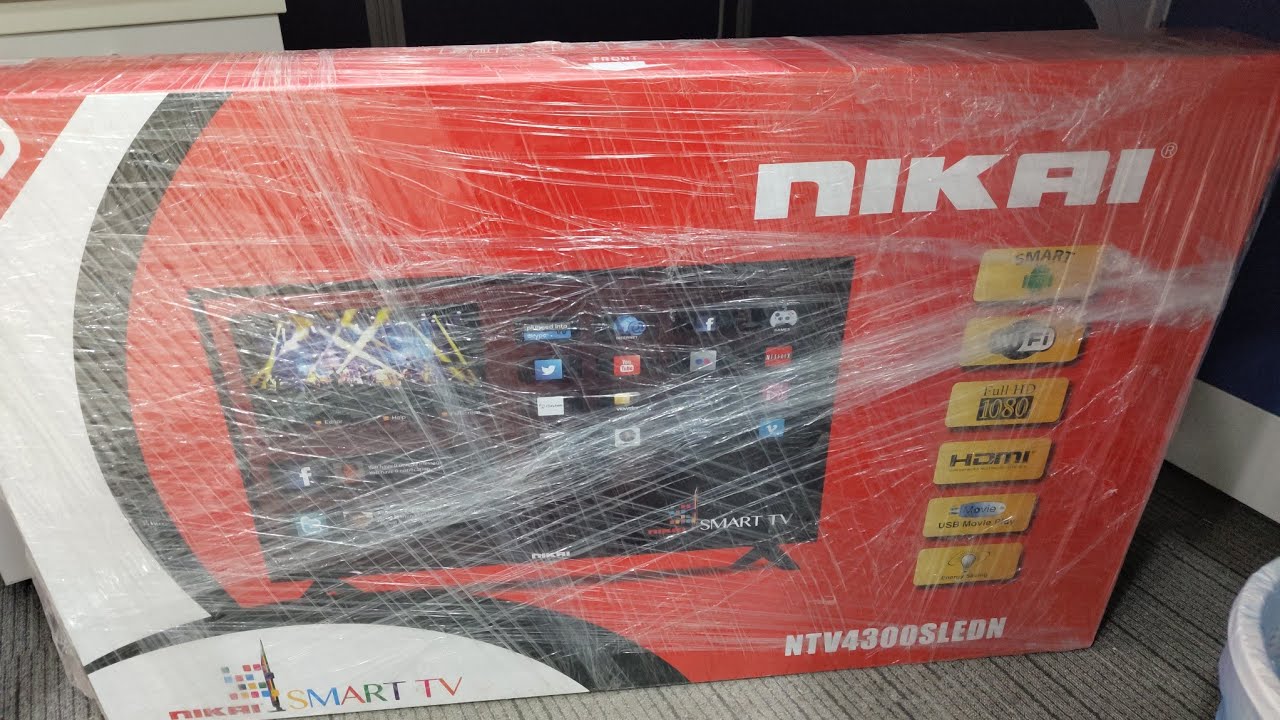 Unboxing & Installing NIKAI NTV4309SLEDN 43inches