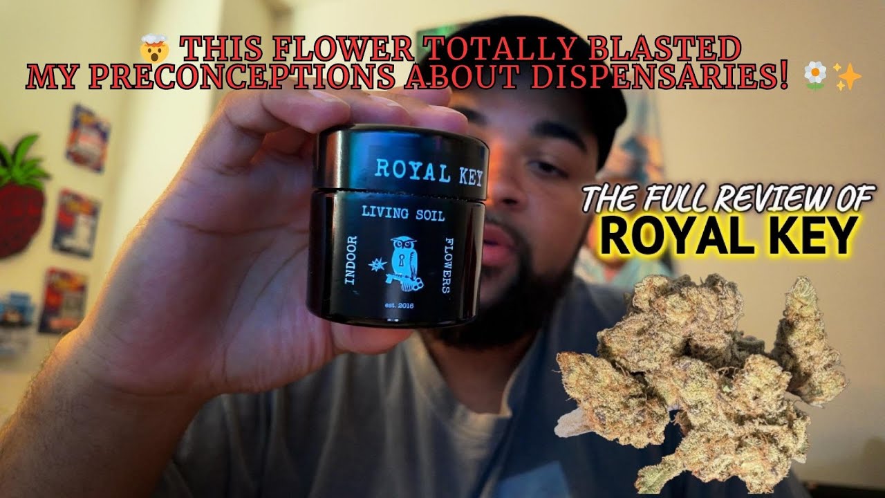 Is this BEST Dispensary Flower EVER?! Royal Key Organics Review 🔥💨🌿