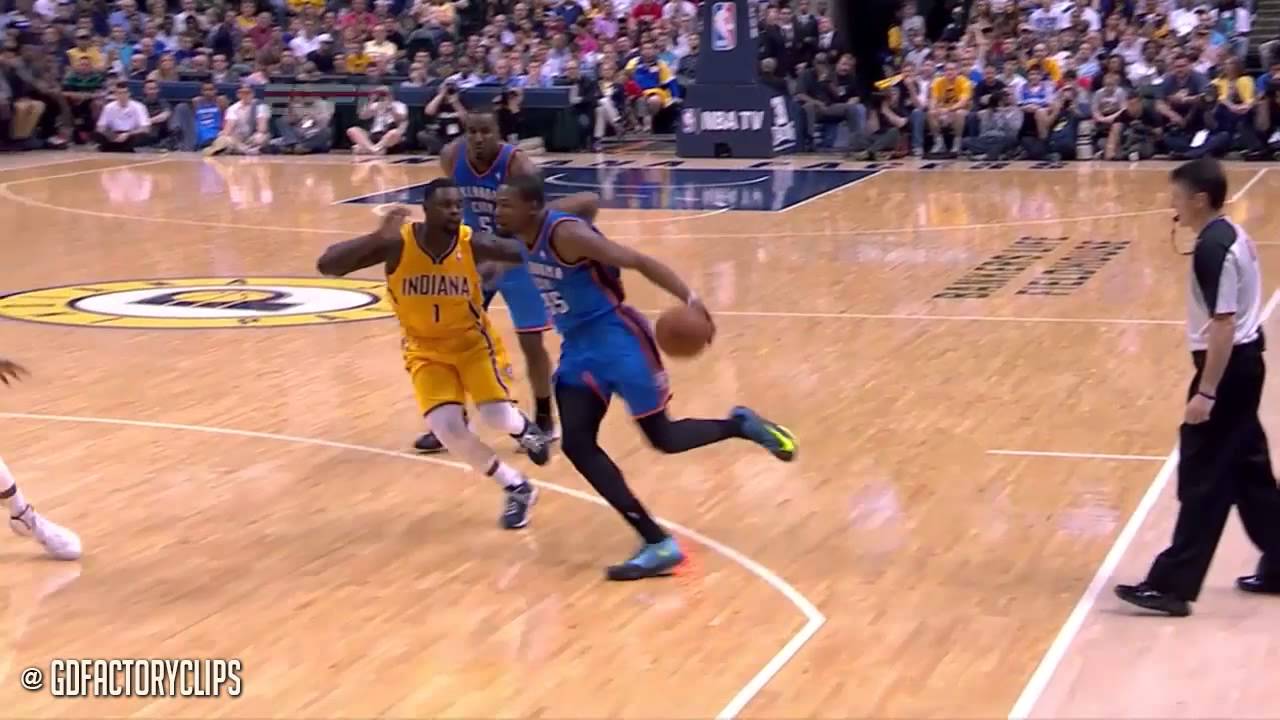 2014.04.13 - Kevin Durant Full Highlights at Pacers - 38 Pts