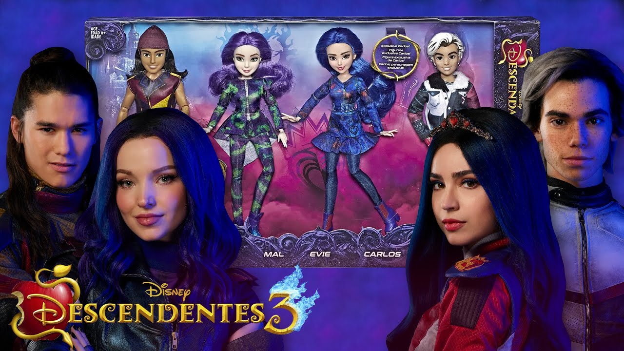 Descendentes 3 | Bonecos Mal, Evie, Jay e Carlos | Doll Series