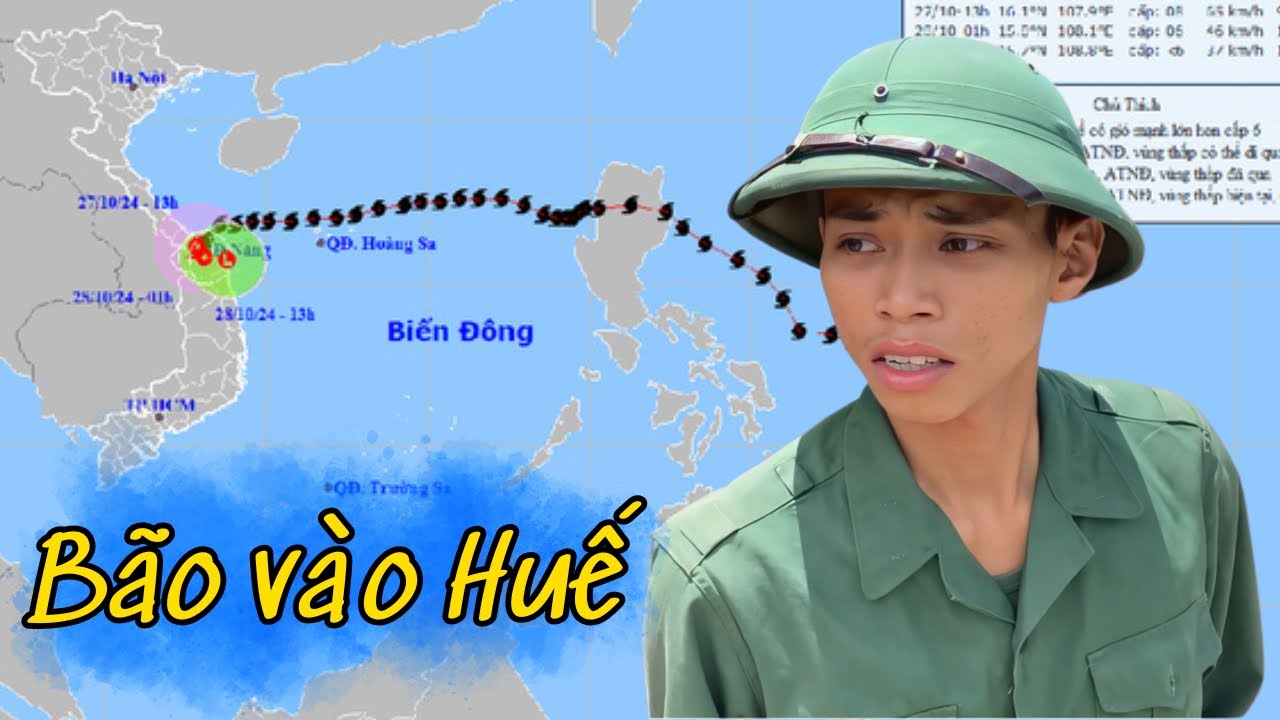 Đến Huế đúng dịp bão Trà Mi, thời tiết có ảnh hưởng đến chuyến đi không? Hành quân xuyên Việt_P153