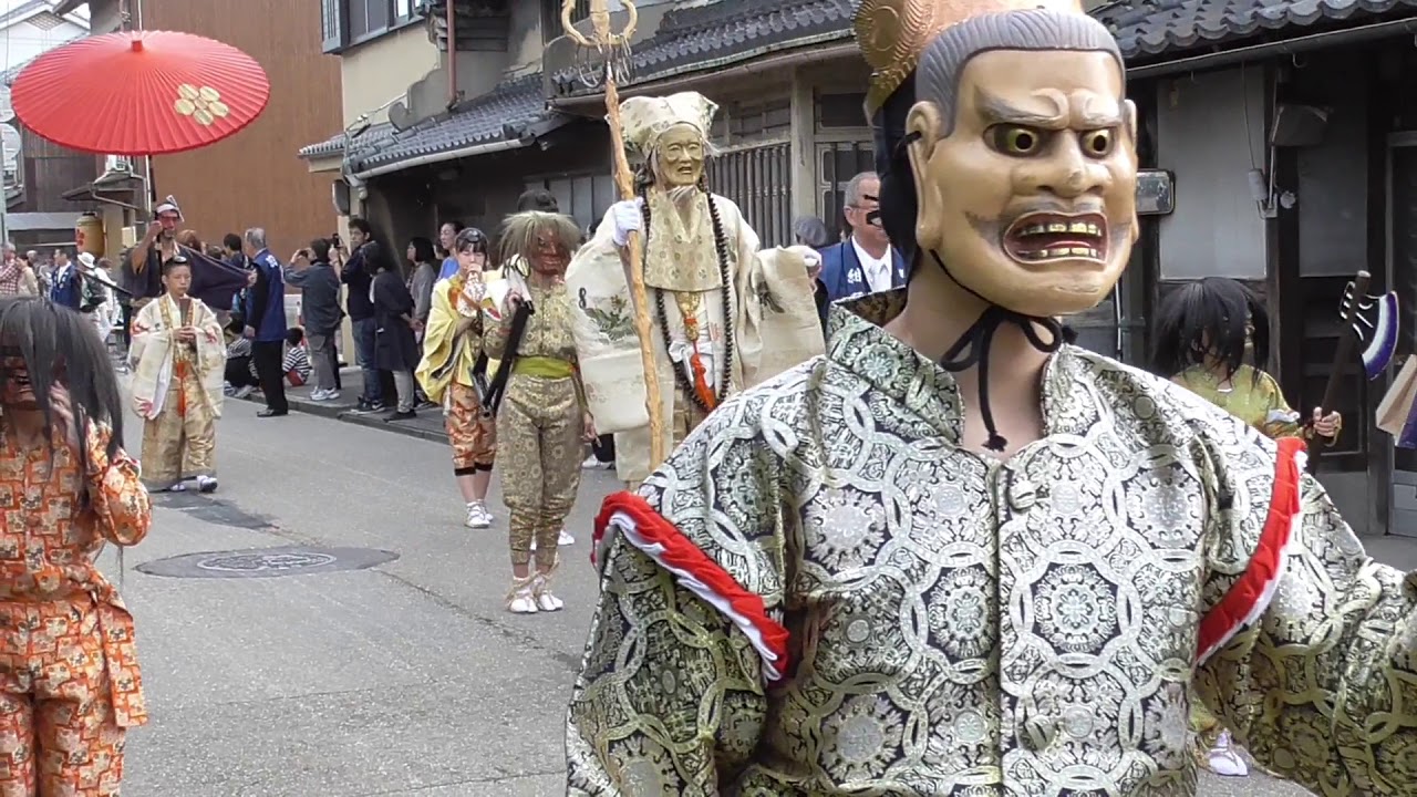 上野天神祭 神幸祭 （鬼行列 先頭～後尾） 上野農人町付近 2019